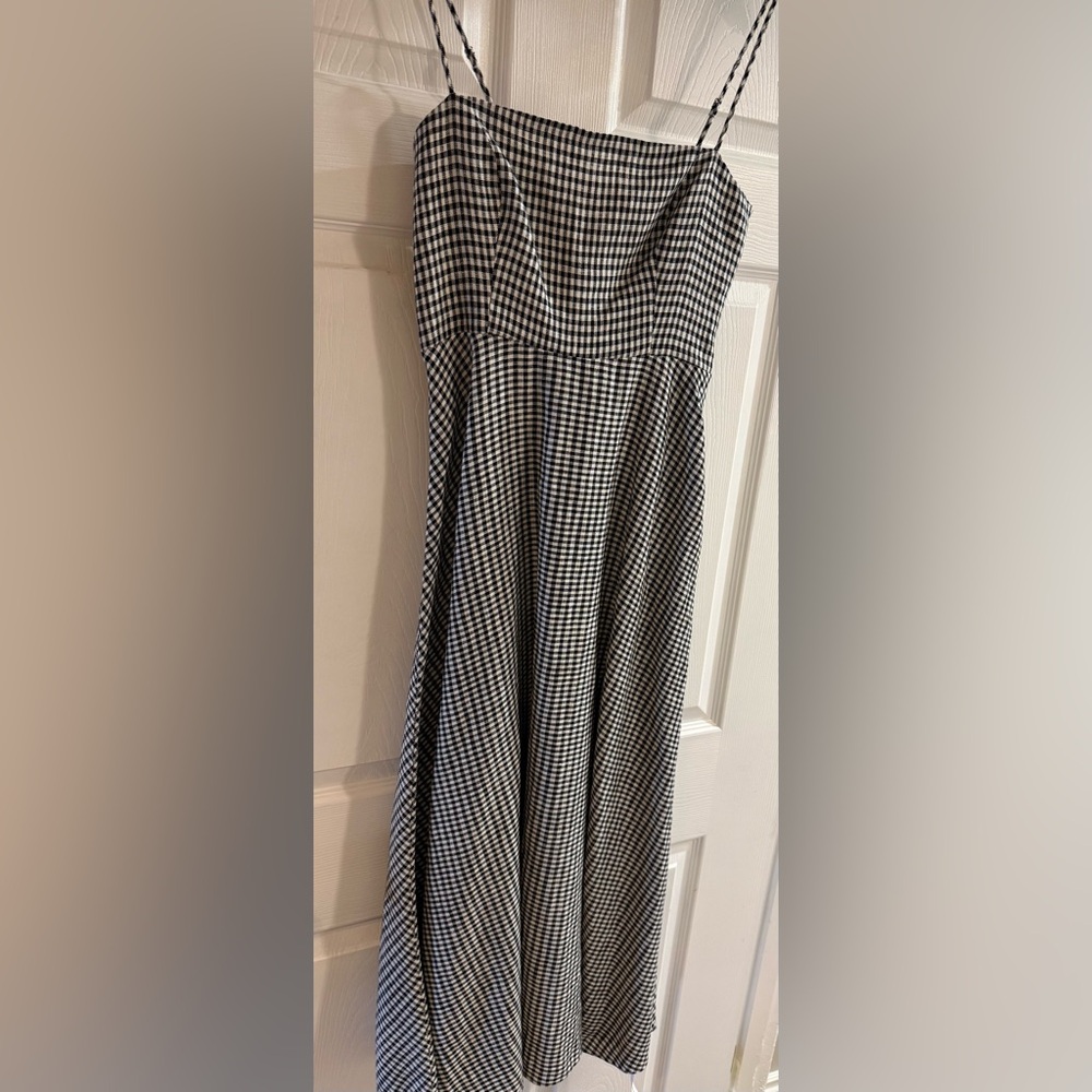 NWT Reformation Monette Linen Dress in Remy Check (gingham) - Picture 3 of 9